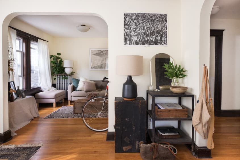 House Tour Eclectic Style in a New England Rental Apartment Therapy